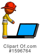 Orange Design Mascot Clipart #1596764 by Leo Blanchette