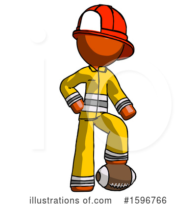 Royalty-Free (RF) Orange Design Mascot Clipart Illustration by Leo Blanchette - Stock Sample #1596766