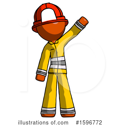 Royalty-Free (RF) Orange Design Mascot Clipart Illustration by Leo Blanchette - Stock Sample #1596772