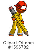 Orange Design Mascot Clipart #1596782 by Leo Blanchette