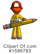 Orange Design Mascot Clipart #1596783 by Leo Blanchette