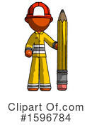 Orange Design Mascot Clipart #1596784 by Leo Blanchette