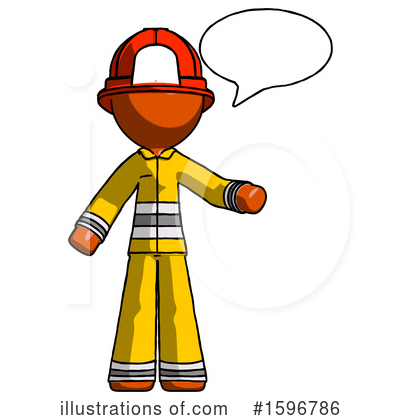 Royalty-Free (RF) Orange Design Mascot Clipart Illustration by Leo Blanchette - Stock Sample #1596786