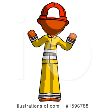 Royalty-Free (RF) Orange Design Mascot Clipart Illustration by Leo Blanchette - Stock Sample #1596788