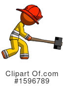 Orange Design Mascot Clipart #1596789 by Leo Blanchette