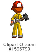 Orange Design Mascot Clipart #1596790 by Leo Blanchette