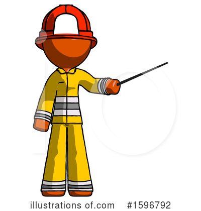 Royalty-Free (RF) Orange Design Mascot Clipart Illustration by Leo Blanchette - Stock Sample #1596792