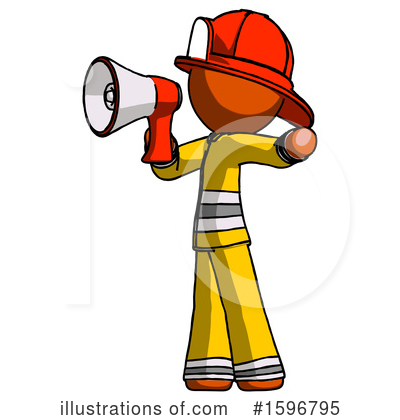 Royalty-Free (RF) Orange Design Mascot Clipart Illustration by Leo Blanchette - Stock Sample #1596795