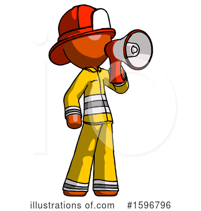 Royalty-Free (RF) Orange Design Mascot Clipart Illustration by Leo Blanchette - Stock Sample #1596796