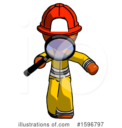 Royalty-Free (RF) Orange Design Mascot Clipart Illustration by Leo Blanchette - Stock Sample #1596797