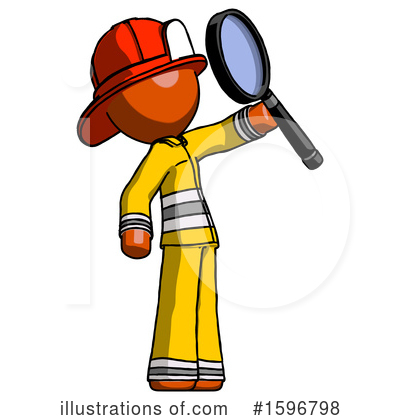 Royalty-Free (RF) Orange Design Mascot Clipart Illustration by Leo Blanchette - Stock Sample #1596798