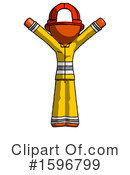 Orange Design Mascot Clipart #1596799 by Leo Blanchette