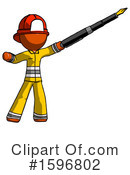 Orange Design Mascot Clipart #1596802 by Leo Blanchette