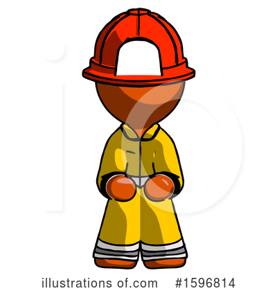 Royalty-Free (RF) Orange Design Mascot Clipart Illustration by Leo Blanchette - Stock Sample #1596814