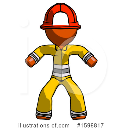 Royalty-Free (RF) Orange Design Mascot Clipart Illustration by Leo Blanchette - Stock Sample #1596817
