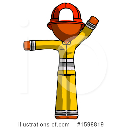 Royalty-Free (RF) Orange Design Mascot Clipart Illustration by Leo Blanchette - Stock Sample #1596819