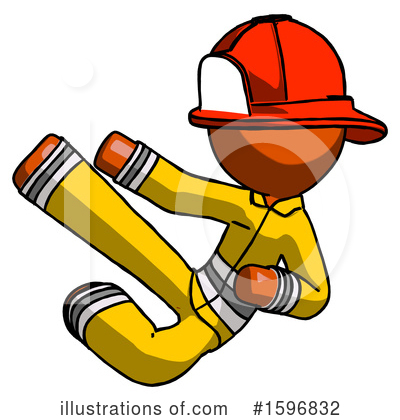 Royalty-Free (RF) Orange Design Mascot Clipart Illustration by Leo Blanchette - Stock Sample #1596832