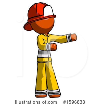 Royalty-Free (RF) Orange Design Mascot Clipart Illustration by Leo Blanchette - Stock Sample #1596833