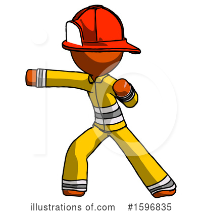 Royalty-Free (RF) Orange Design Mascot Clipart Illustration by Leo Blanchette - Stock Sample #1596835