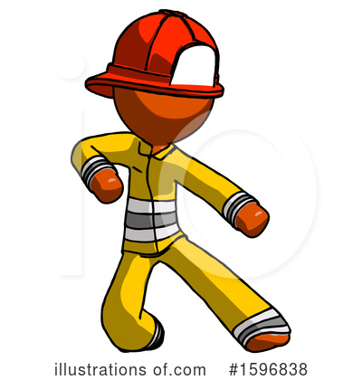 Royalty-Free (RF) Orange Design Mascot Clipart Illustration by Leo Blanchette - Stock Sample #1596838