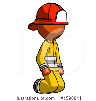 Royalty-Free (RF) Orange Design Mascot Clipart Illustration by Leo Blanchette - Stock Sample #1596841