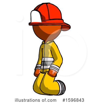 Royalty-Free (RF) Orange Design Mascot Clipart Illustration by Leo Blanchette - Stock Sample #1596843