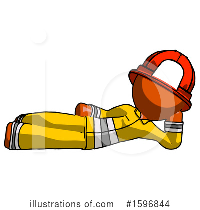 Royalty-Free (RF) Orange Design Mascot Clipart Illustration by Leo Blanchette - Stock Sample #1596844