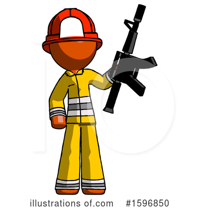 Royalty-Free (RF) Orange Design Mascot Clipart Illustration by Leo Blanchette - Stock Sample #1596850