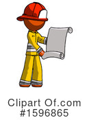 Orange Design Mascot Clipart #1596865 by Leo Blanchette