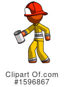 Orange Design Mascot Clipart #1596867 by Leo Blanchette