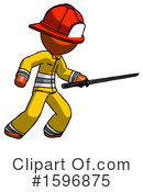 Orange Design Mascot Clipart #1596875 by Leo Blanchette