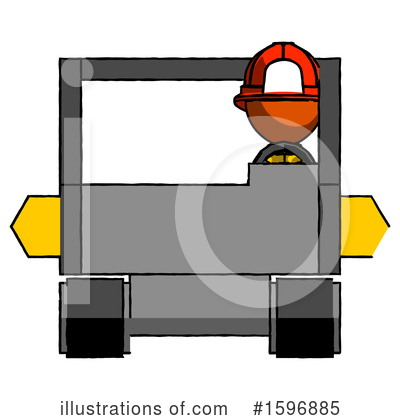 Royalty-Free (RF) Orange Design Mascot Clipart Illustration by Leo Blanchette - Stock Sample #1596885