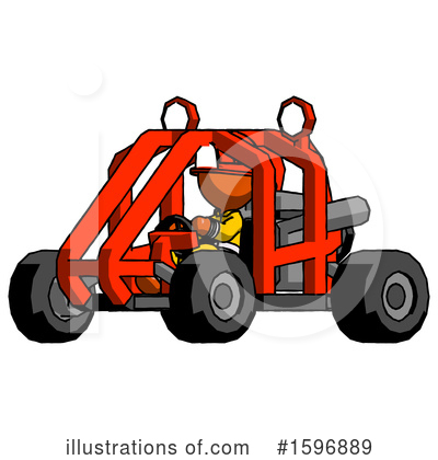 Royalty-Free (RF) Orange Design Mascot Clipart Illustration by Leo Blanchette - Stock Sample #1596889