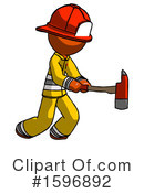 Orange Design Mascot Clipart #1596892 by Leo Blanchette