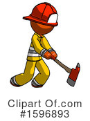 Orange Design Mascot Clipart #1596893 by Leo Blanchette