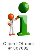Orange Doctor Clipart #1367092 by Leo Blanchette