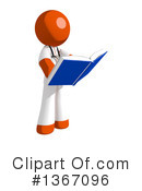 Orange Doctor Clipart #1367096 by Leo Blanchette