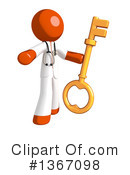 Orange Doctor Clipart #1367098 by Leo Blanchette