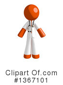 Orange Doctor Clipart #1367101 by Leo Blanchette