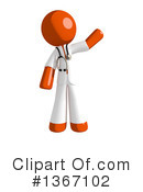 Orange Doctor Clipart #1367102 by Leo Blanchette