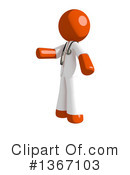 Orange Doctor Clipart #1367103 by Leo Blanchette