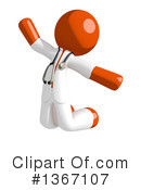 Orange Doctor Clipart #1367107 by Leo Blanchette