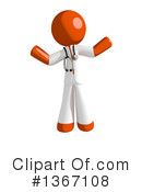 Orange Doctor Clipart #1367108 by Leo Blanchette