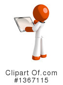 Orange Doctor Clipart #1367115 by Leo Blanchette