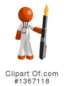 Orange Doctor Clipart #1367118 by Leo Blanchette