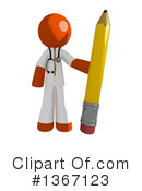 Orange Doctor Clipart #1367123 by Leo Blanchette