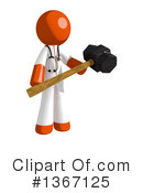 Orange Doctor Clipart #1367125 by Leo Blanchette