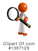 Orange Doctor Clipart #1367129 by Leo Blanchette