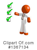 Orange Doctor Clipart #1367134 by Leo Blanchette