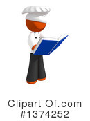 Orange Man Chef Clipart #1374252 by Leo Blanchette